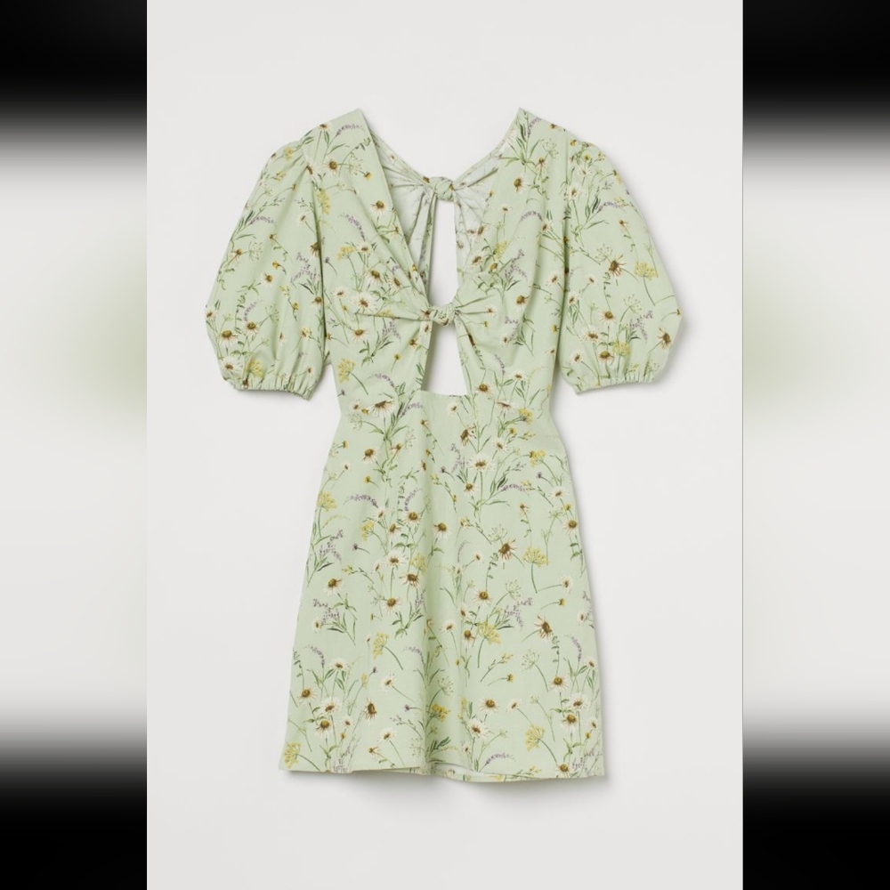 NWT mini summer dress with cut outs